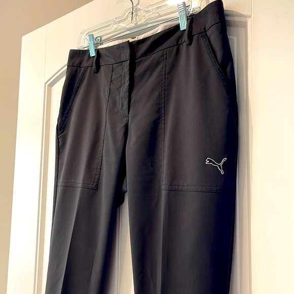 Puma Women's  Black Athletic‎ Golf Pants 10 - Picture 1 of 9
